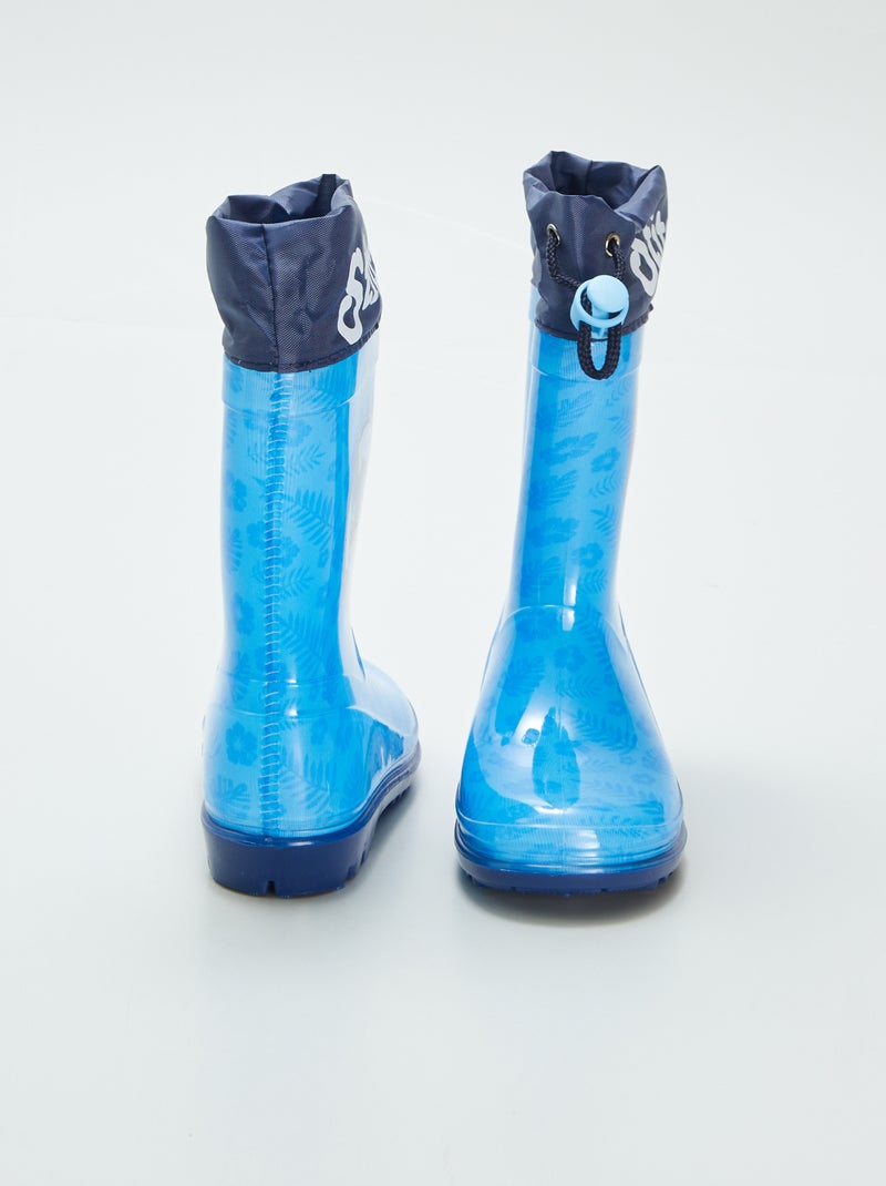Bottes de pluie 'Stitch' 'Disney' bleu - Kiabi