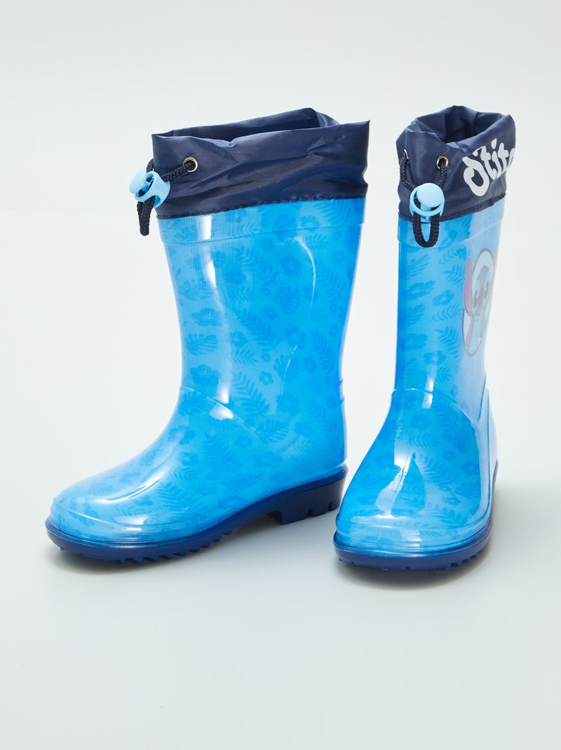 Bottes de pluie 'Stitch' 'Disney' bleu - Kiabi