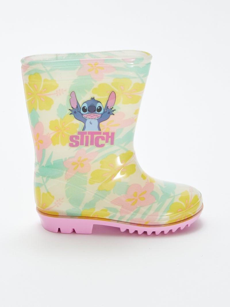 Bottes de pluie 'Stitch' ROSE - Kiabi