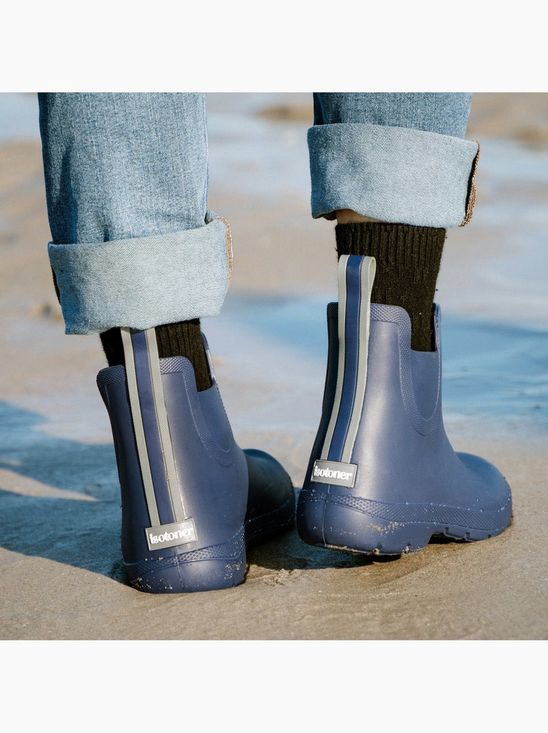 Bottes de pluie technologie EVERYWEAR, confortables, résistantes et légères  Isotoner Bleu marine - Kiabi