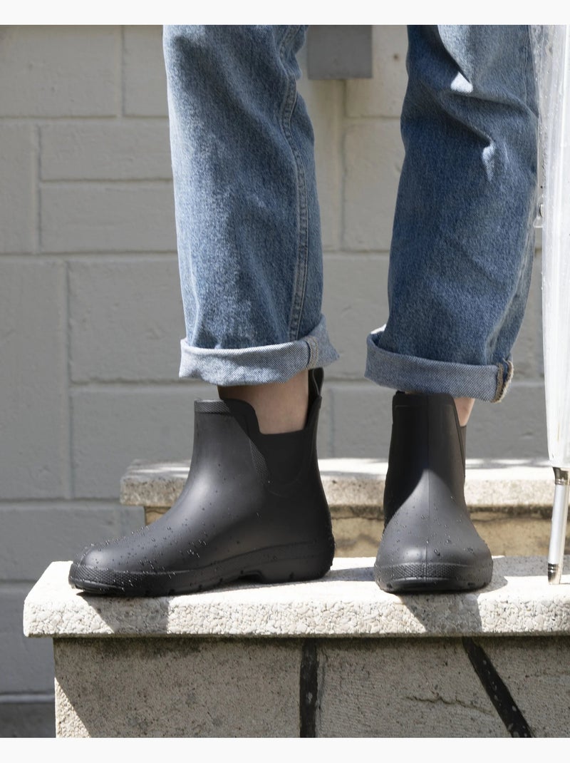 Bottes de pluie technologie everywear, confortables, résistantes et légères Noir - Kiabi