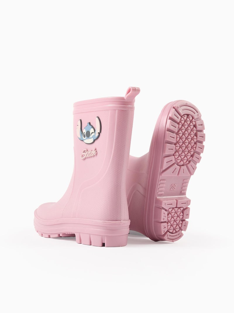 Bottes de Pluie Texturées Lilo et Stitch Rose clair - Kiabi