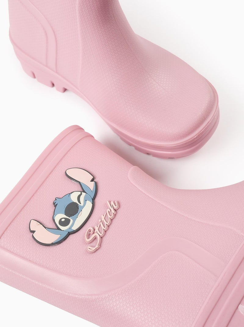 Bottes de Pluie Texturées Lilo et Stitch Rose clair - Kiabi