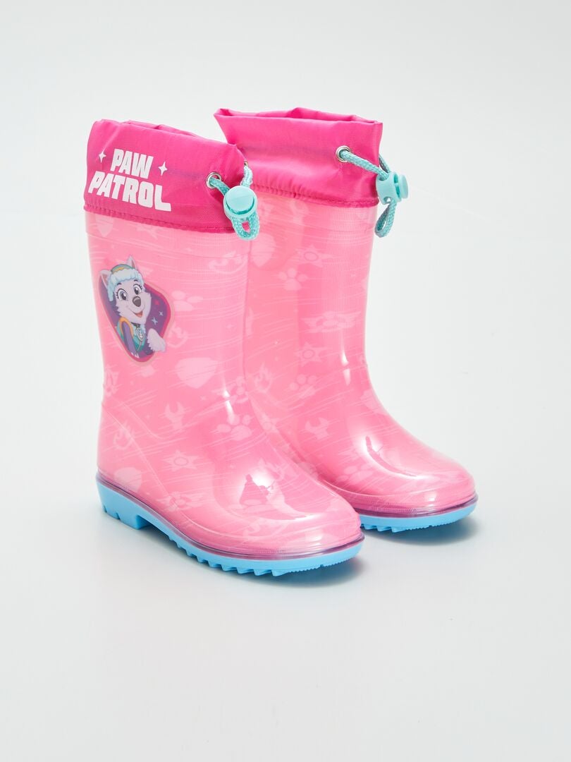 Bottes de pluies 'Pat'patrouille' Rose - Kiabi