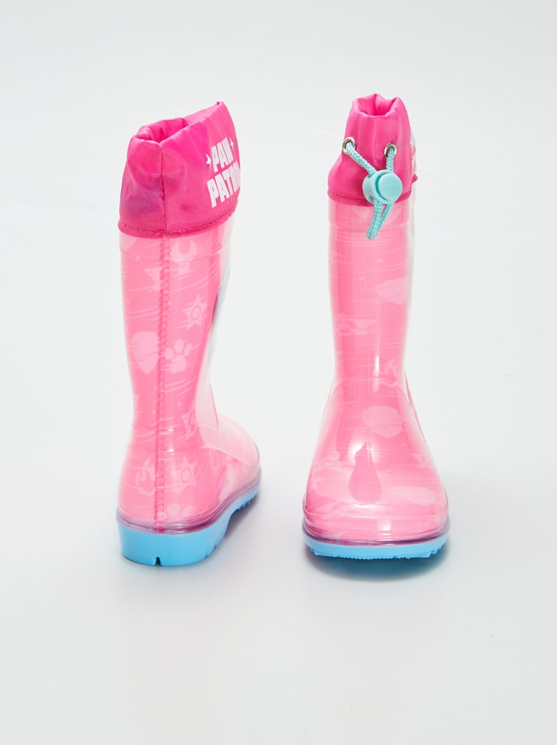 Bottes de pluies 'Pat'patrouille' Rose - Kiabi