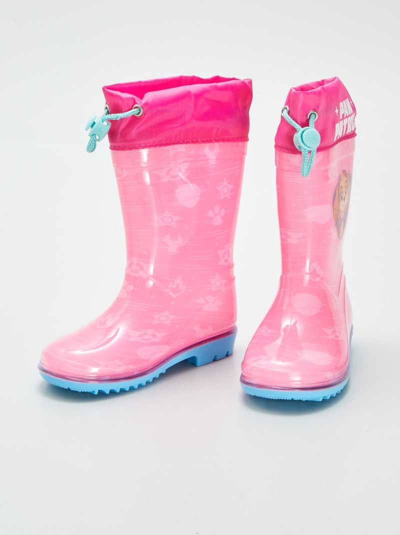 Bottes de pluies 'Pat'patrouille' Rose - Kiabi