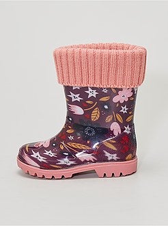 botte de pluis fille