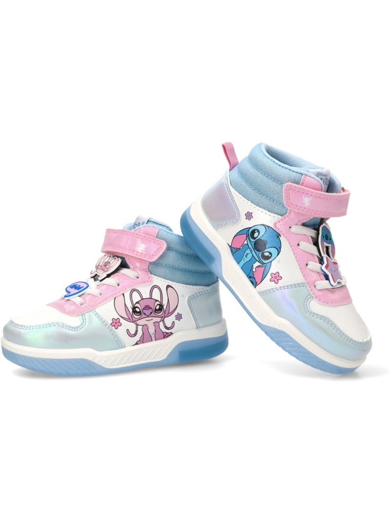Bottes de sport décontractées à semelle plate pour filles - collection luna Mauve lilas - Kiabi