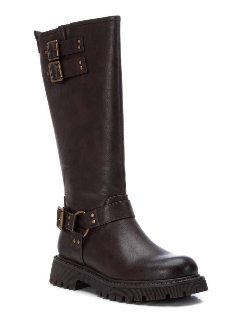 Bottes décontractées à fermeture éclair Xti Marron - Kiabi