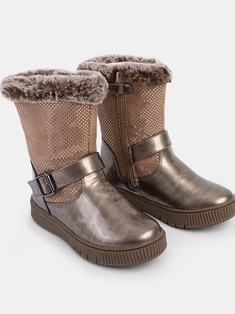 Bottes d'hiver BATA Beige - Kiabi