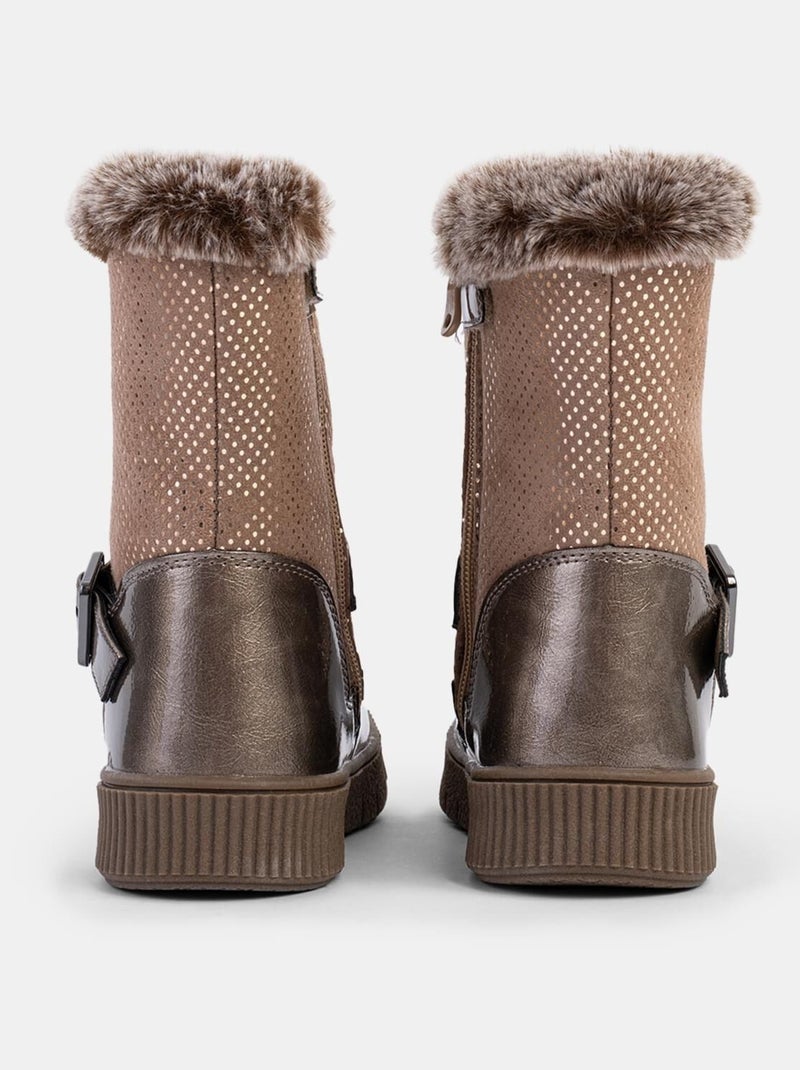 Bottes d'hiver BATA Beige - Kiabi
