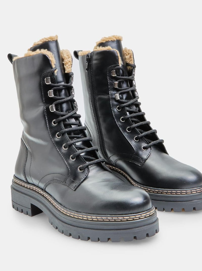 Bottes d'hiver BATA Noir - Kiabi