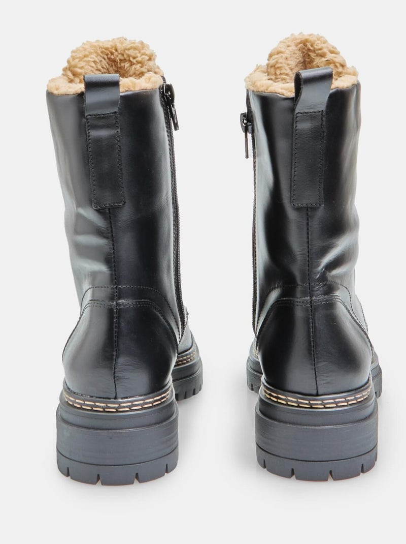 Bottes d'hiver BATA Noir - Kiabi