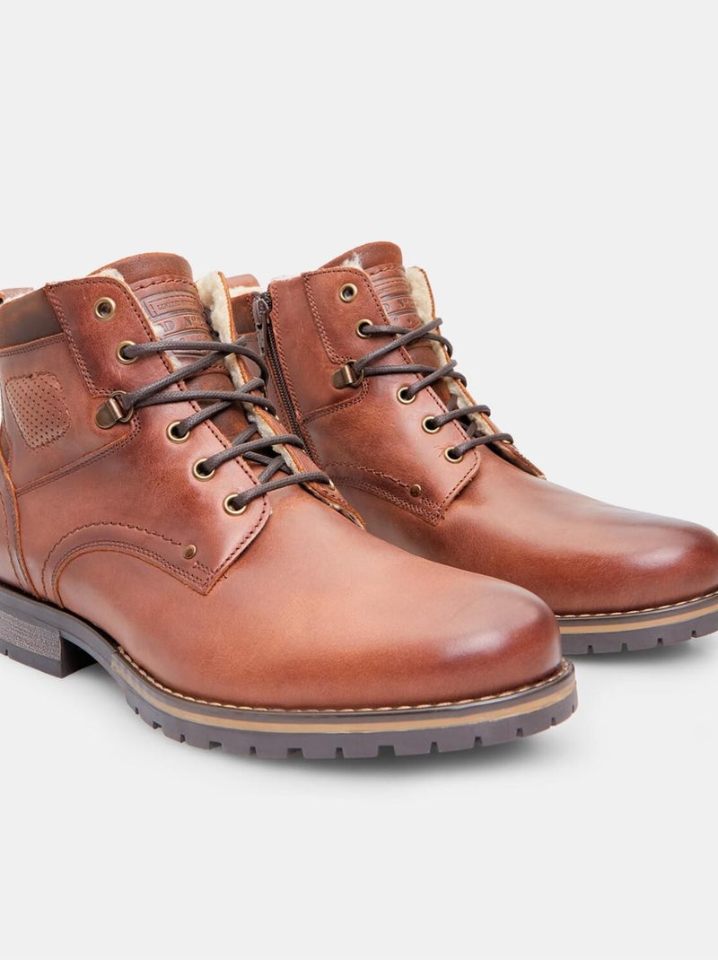 Bottes d'hiver casual pour homme BATA Marron - Kiabi