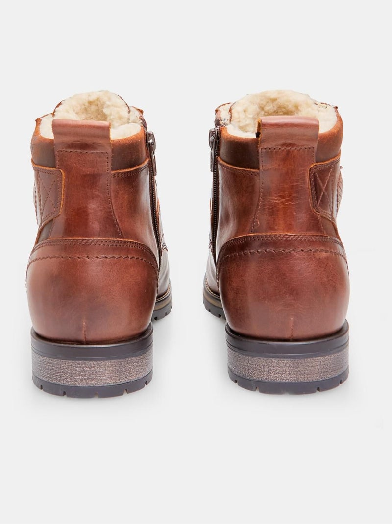 Bottes d'hiver casual pour homme BATA Marron - Kiabi
