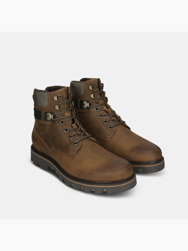 Bottes d'hiver casual pour homme Weinbrenner Marron - Kiabi