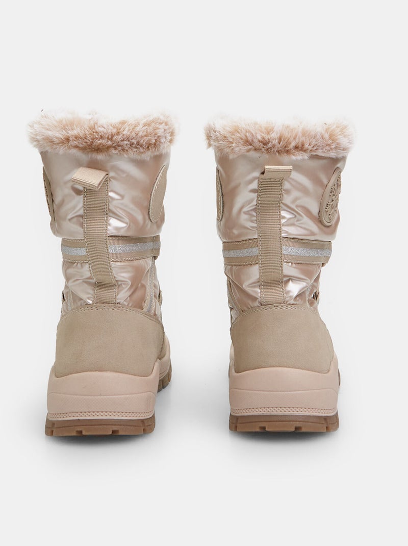 Bottes d’hiver rembourrées BATA Beige - Kiabi