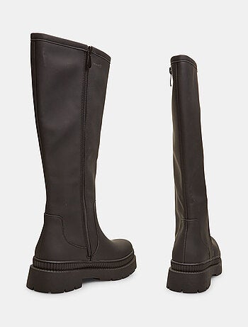 Bottes effet cuir BATA