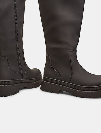 Bottes effet cuir BATA