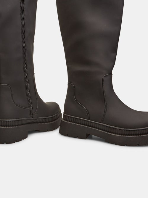 Bottes effet cuir BATA - Kiabi