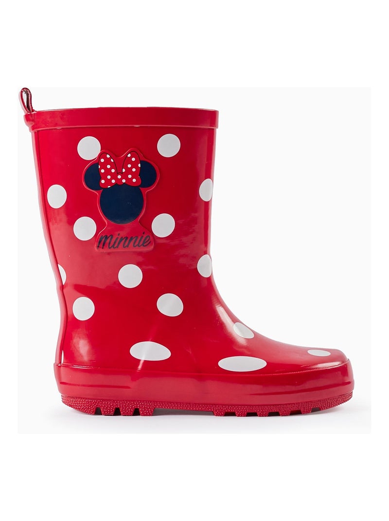 Bottes en Caoutchouc pour Fille 'Minnie'   MINNIE Rouge - Kiabi