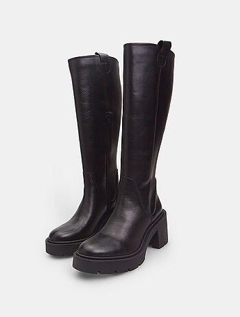 Bottes en cuir avec semelle crantée BATA