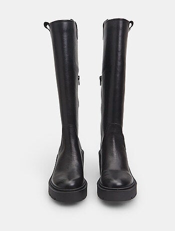 Bottes en cuir avec semelle crantée BATA