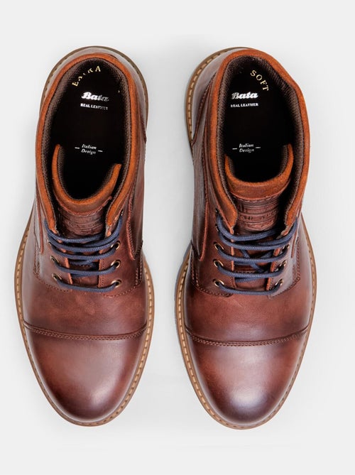 Bottes en cuir BATA - Kiabi