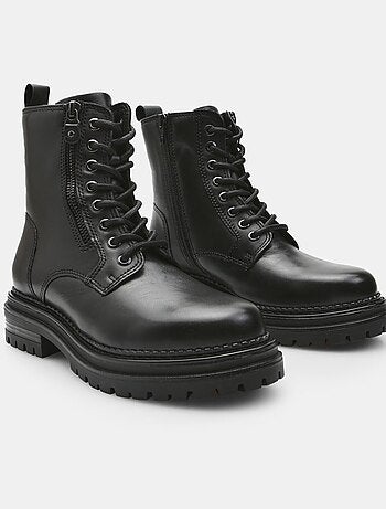 Bottes en cuir 'BATA'