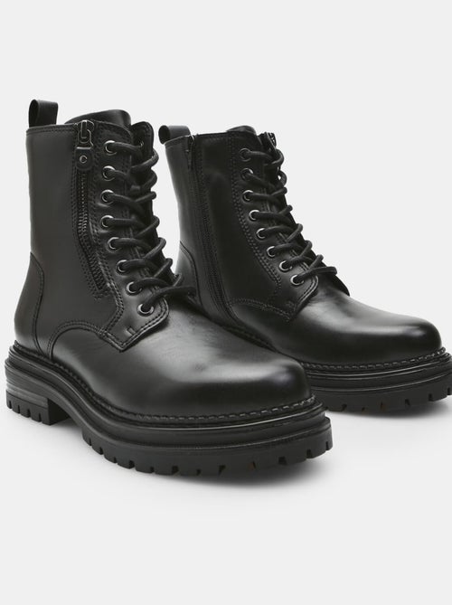 Bottes en cuir 'BATA' - Kiabi
