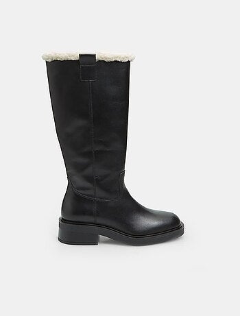 Bottes en cuir confortables BATA