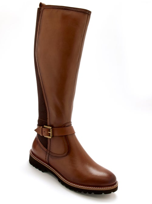 Bottes en cuir élastiquées - PEDICONFORT - Kiabi