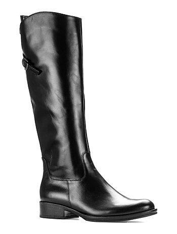 Bottes en cuir lisse Gabor