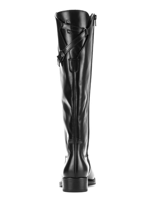 Bottes  en cuir lisse Gabor - Kiabi