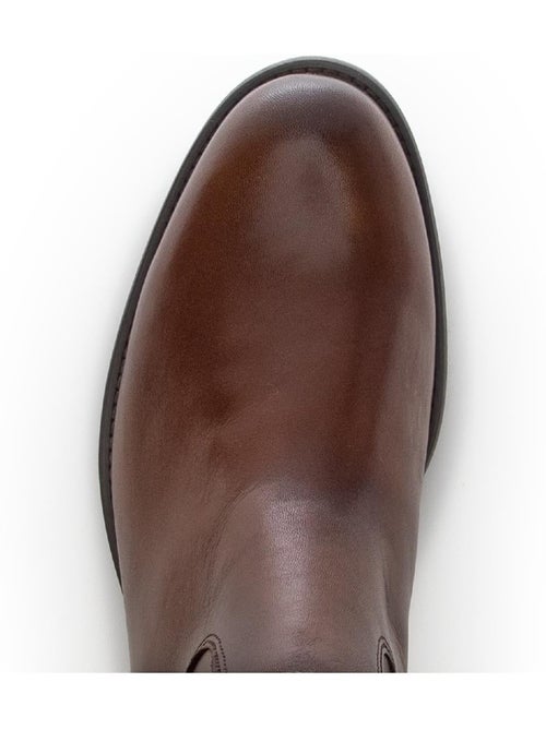 Bottes en cuir lisse - Kiabi Bottes en cuir lisse - Kiabi