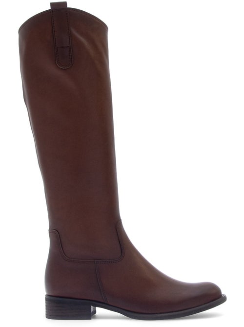 Bottes en cuir lisse - Kiabi Bottes en cuir lisse - Kiabi
