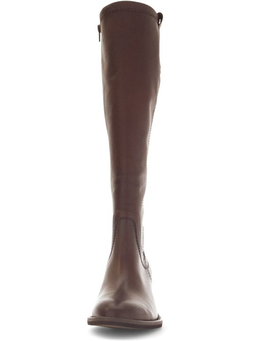 Bottes  en cuir lisse - Kiabi