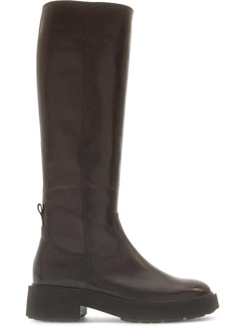 Bottes en cuir lisse - Kiabi Bottes en cuir lisse - Kiabi