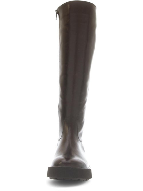 Bottes en cuir lisse - Kiabi Bottes en cuir lisse - Kiabi