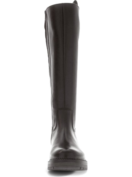 Bottes en cuir lisse - Kiabi Bottes en cuir lisse - Kiabi
