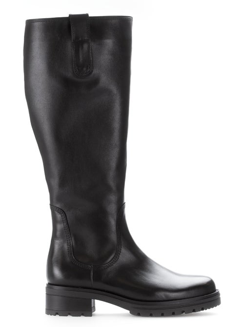 Bottes en cuir lisse - Kiabi Bottes en cuir lisse - Kiabi