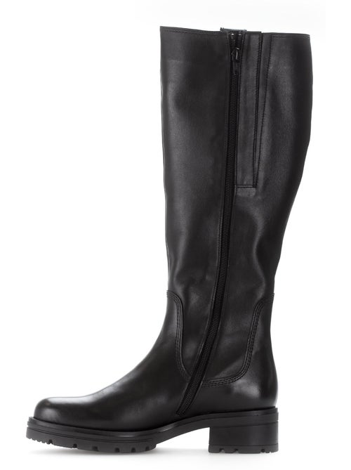 Bottes en cuir lisse - Kiabi Bottes en cuir lisse - Kiabi