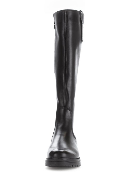 Bottes en cuir lisse - Kiabi Bottes en cuir lisse - Kiabi