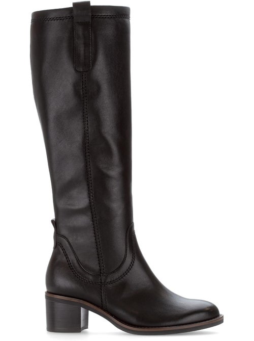 Bottes en cuir lisse - Kiabi Bottes en cuir lisse - Kiabi