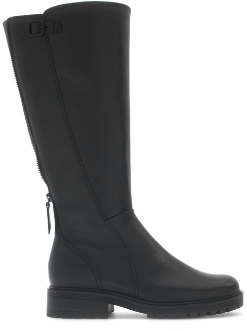 Bottes en cuir lisse - Kiabi Bottes en cuir lisse - Kiabi