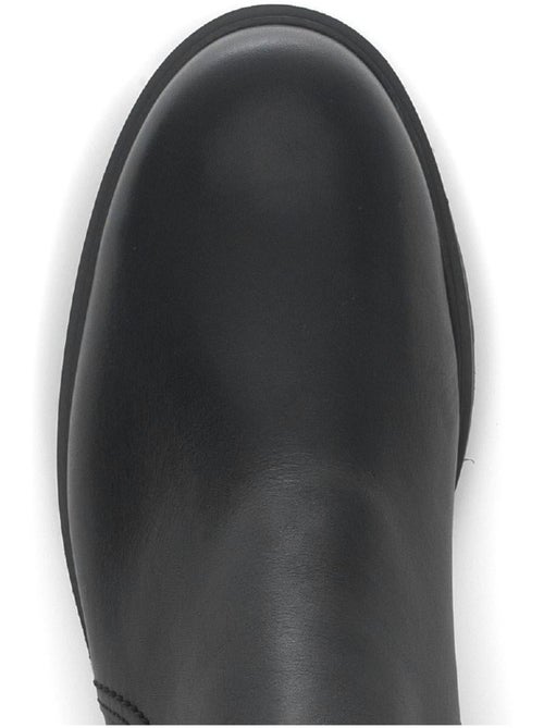 Bottes en cuir lisse - Kiabi Bottes en cuir lisse - Kiabi