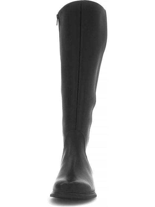 Bottes en cuir lisse - Kiabi Bottes en cuir lisse - Kiabi