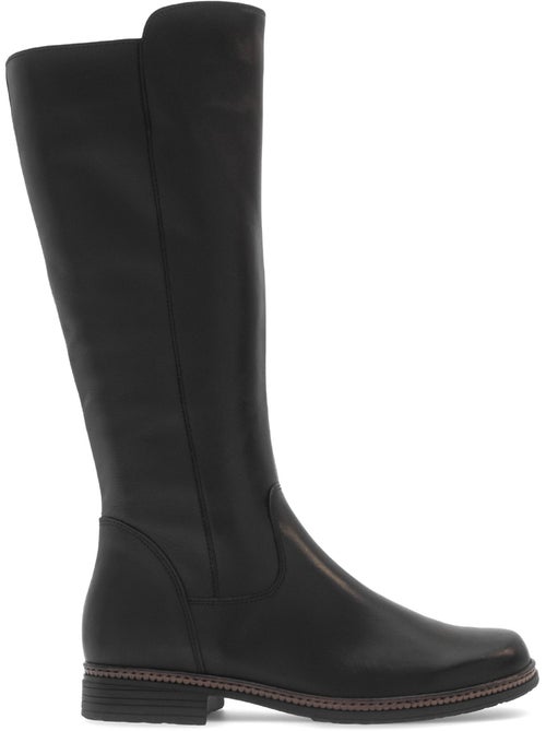 Bottes en cuir lisse - Kiabi Bottes en cuir lisse - Kiabi