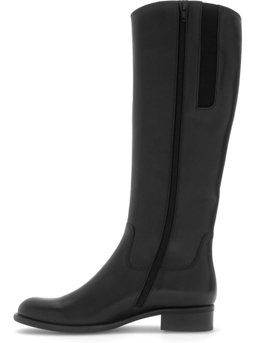 Bottes en cuir lisse - Kiabi Bottes en cuir lisse - Kiabi