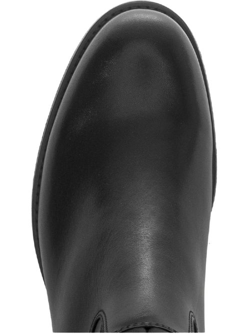 Bottes en cuir lisse - Kiabi Bottes en cuir lisse - Kiabi